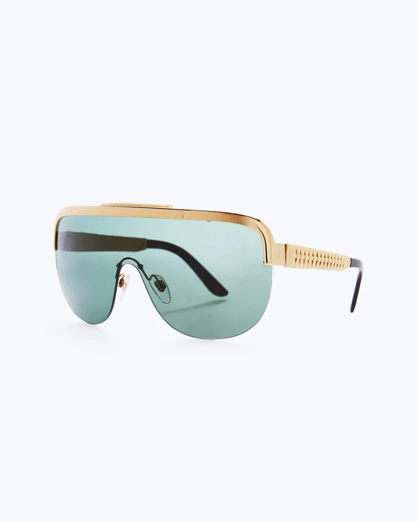 Woven Shield Sunglasses